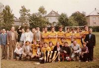 1980 - první mužstvo v Kobeřicích.