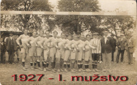 První mužstvo 1927